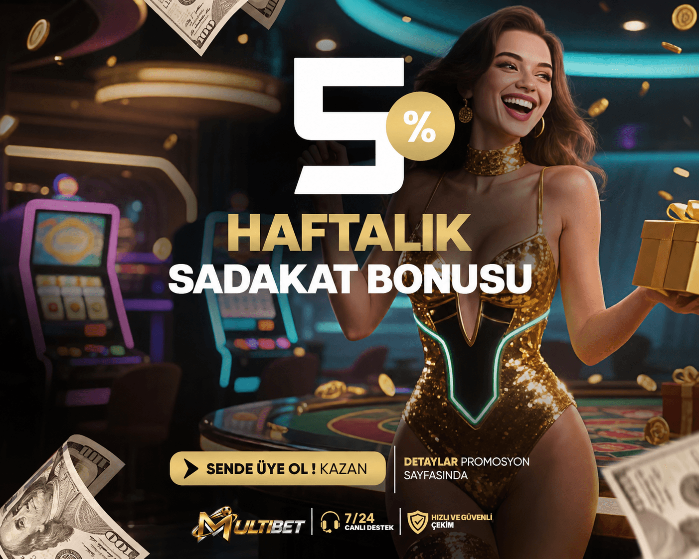 %5 HAFTALIK KAYIP BONUSU